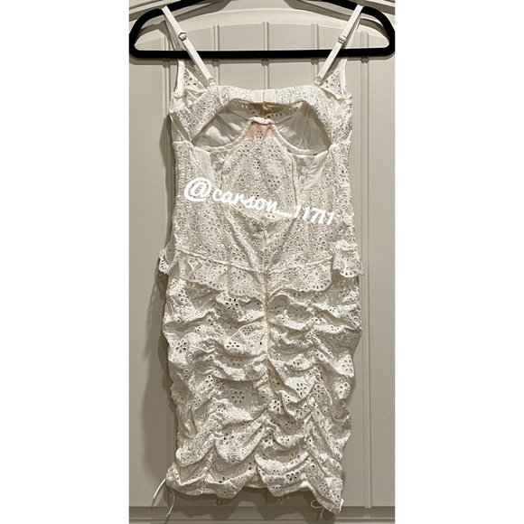 NWT For Love & Lemons Sophie Eyelet Mini Dress S - Picture 15 of 15